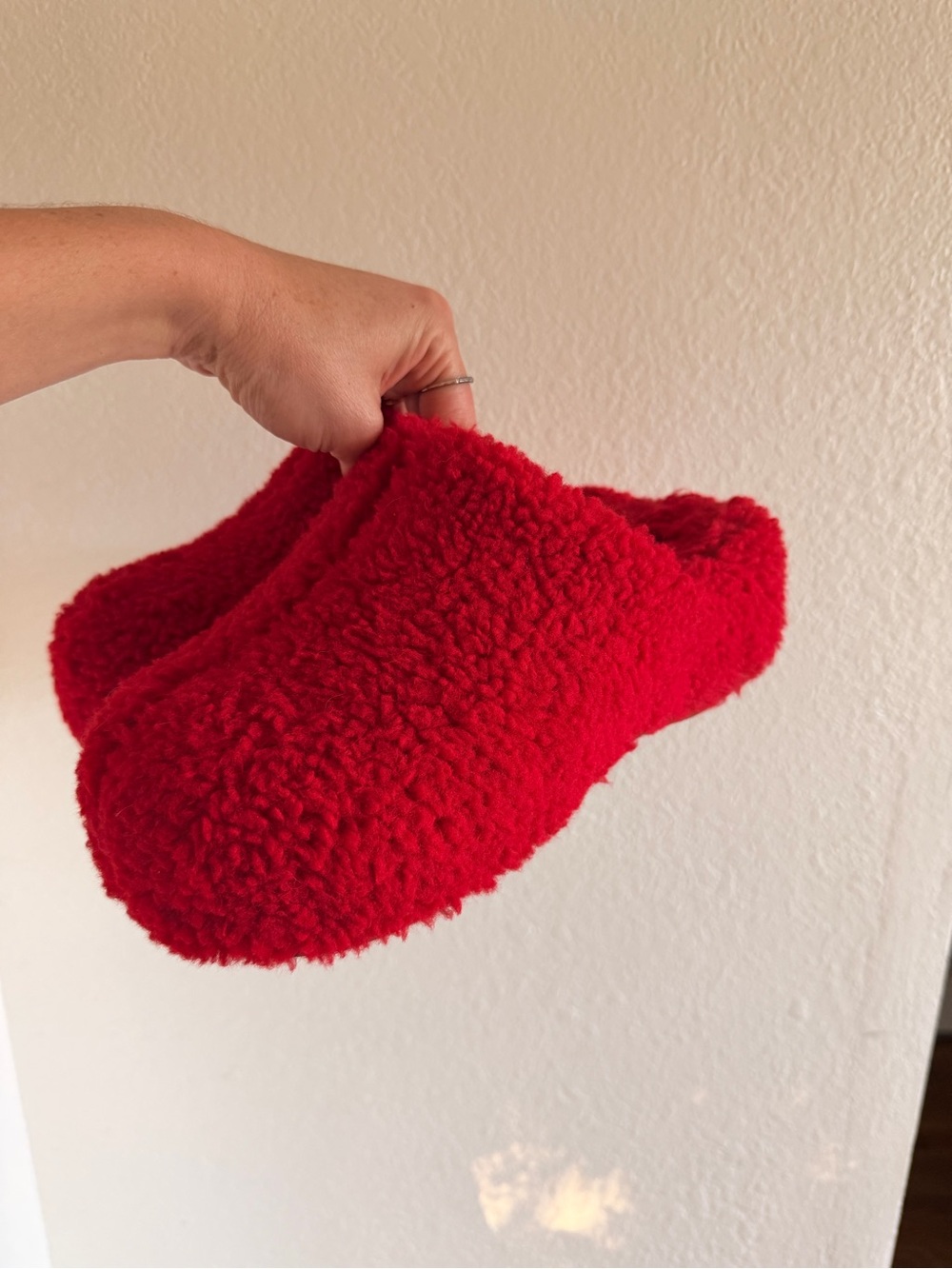 Simon Miller Plush Slip-On Clogs - Bright Red